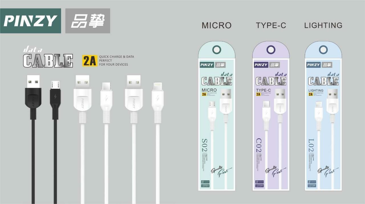KABEL DATA PINZY C02 TYPE C USB